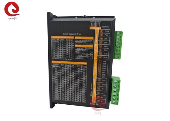 JQ6A 2-fase stappenmotordriver 24-80VDC 1-6A stappenmotordregelaar voor Nema17 Nema 23 Nema34