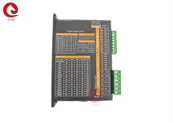 JQ6A 2-fase stappenmotordriver 24-80VDC 1-6A stappenmotordregelaar voor Nema17 Nema 23 Nema34