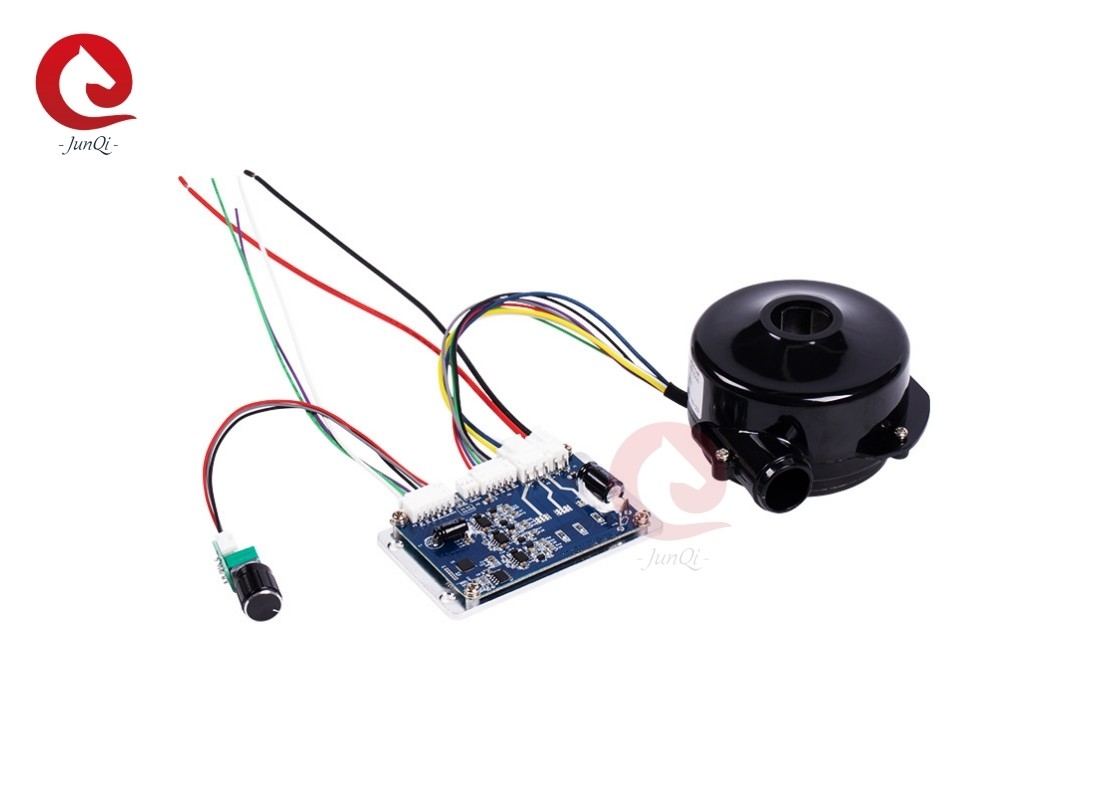 JUNQI 24V 24000rpm 57m3/h Luchtstroom Hoogdruk Borstelloze DC Blower Fan Voor Luchtzuiveringsapparaat
