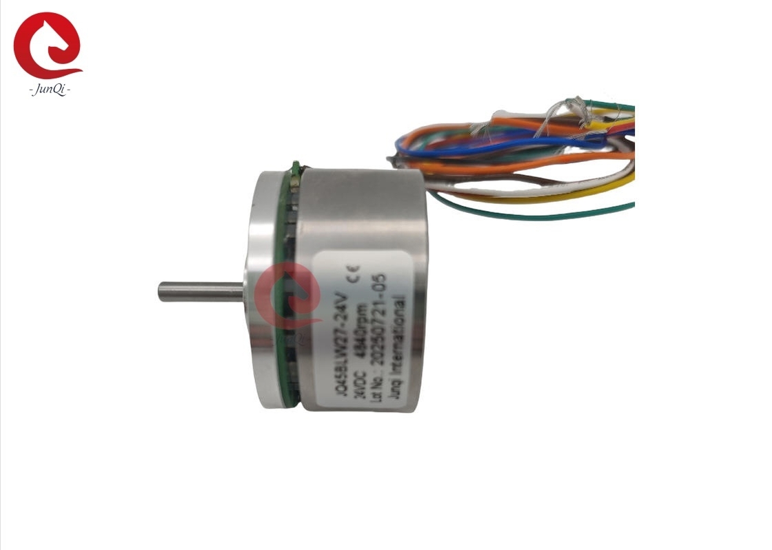 JUNQI  JQ45BLW27 24V 4840rpm 130mN.m Koppel Vlakke Rotor BLDC Motor